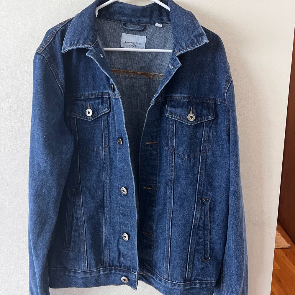 Paper denim & cloth jean jacket size L